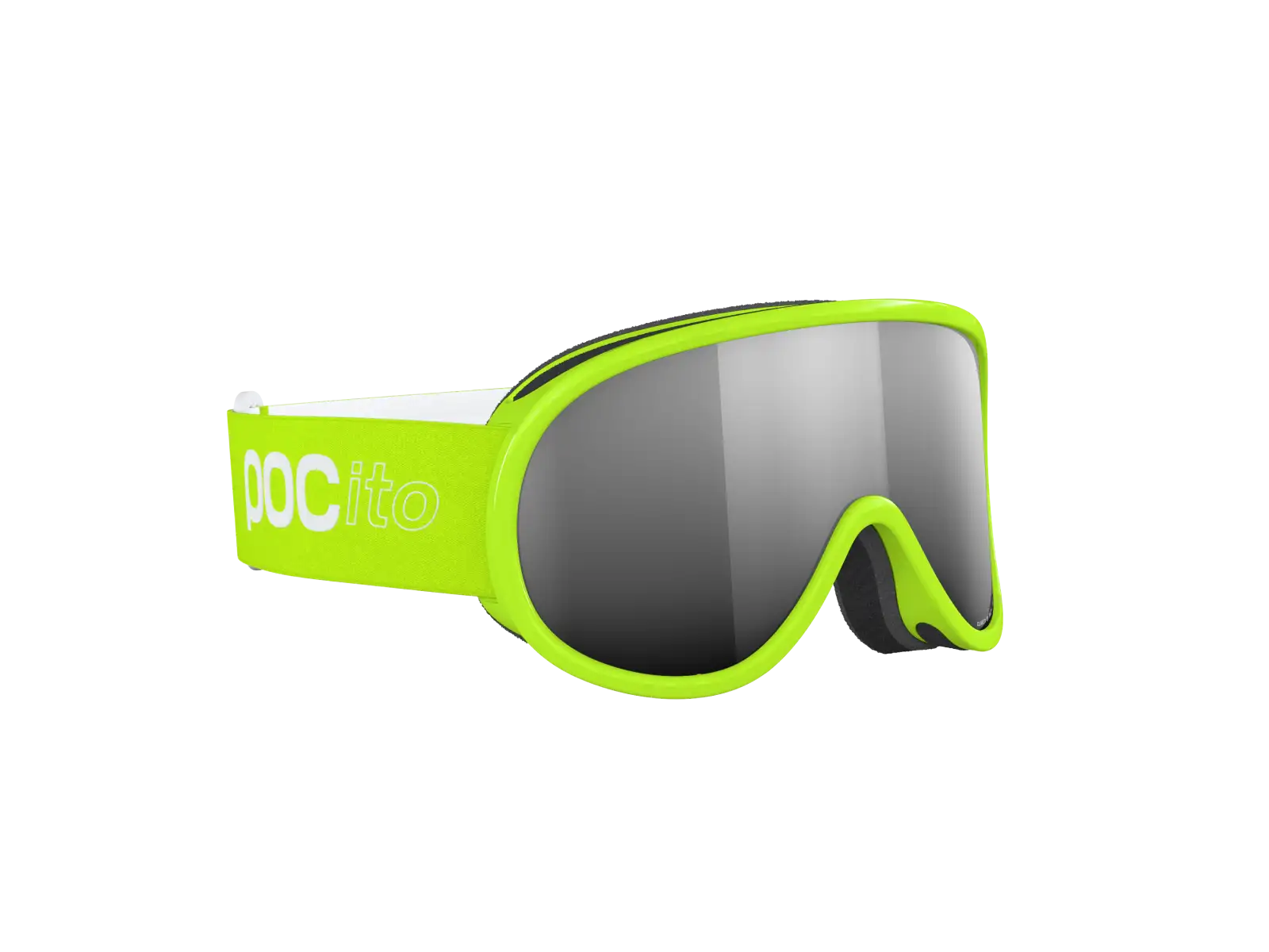 POC POCito Retina Kinder-Skibrille Fluorescent Yellow/Green/Partly Sunny Silver