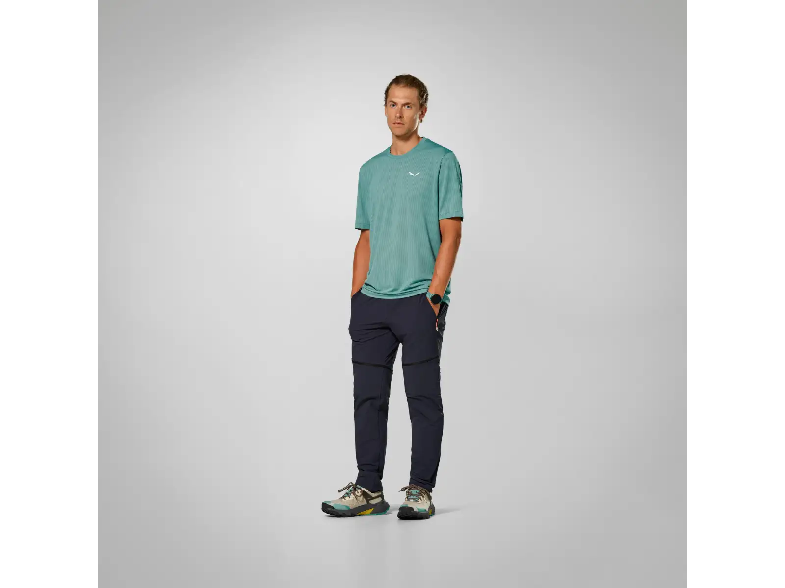 Salewa Pedroc Dry Light Herren T-Shirt Kurzarm Willow