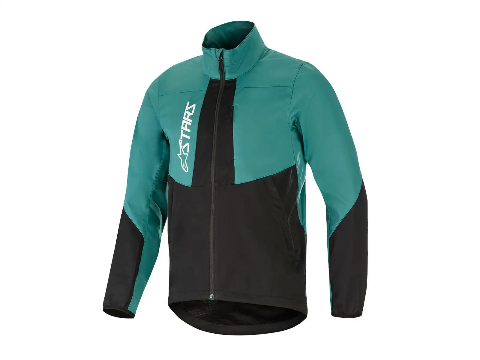 Alpinestars Nevada Wind Herrenjacke in Smaragd/Schwarz.