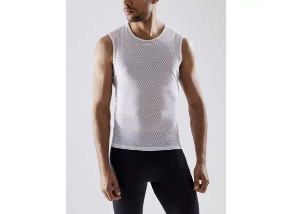 Craft Mesh Superlight Herren Funktionsshirt ohne Ärmel weiß
