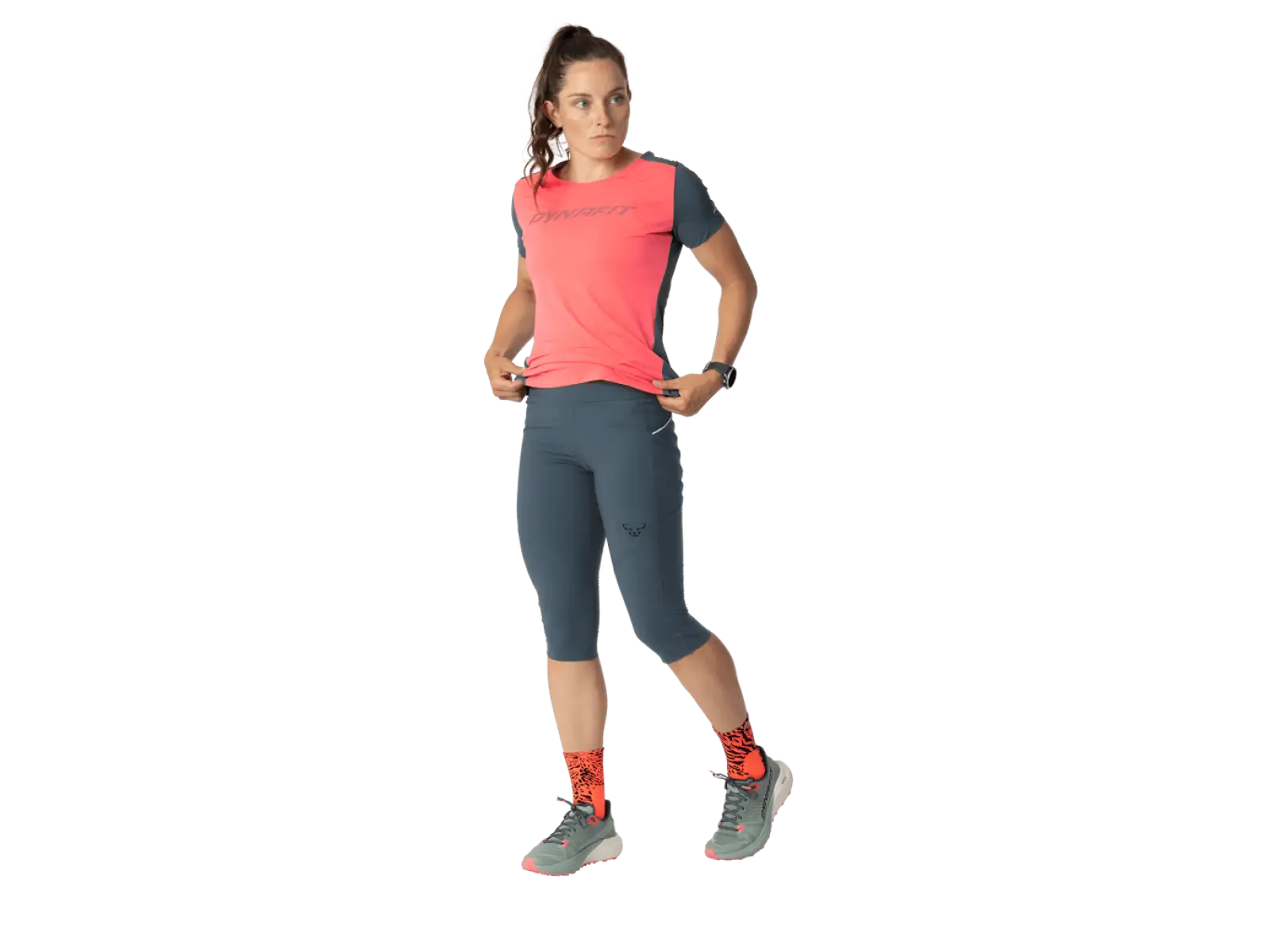 Dynafit Alpine 3/4 Damen-Laufleggings Cinder