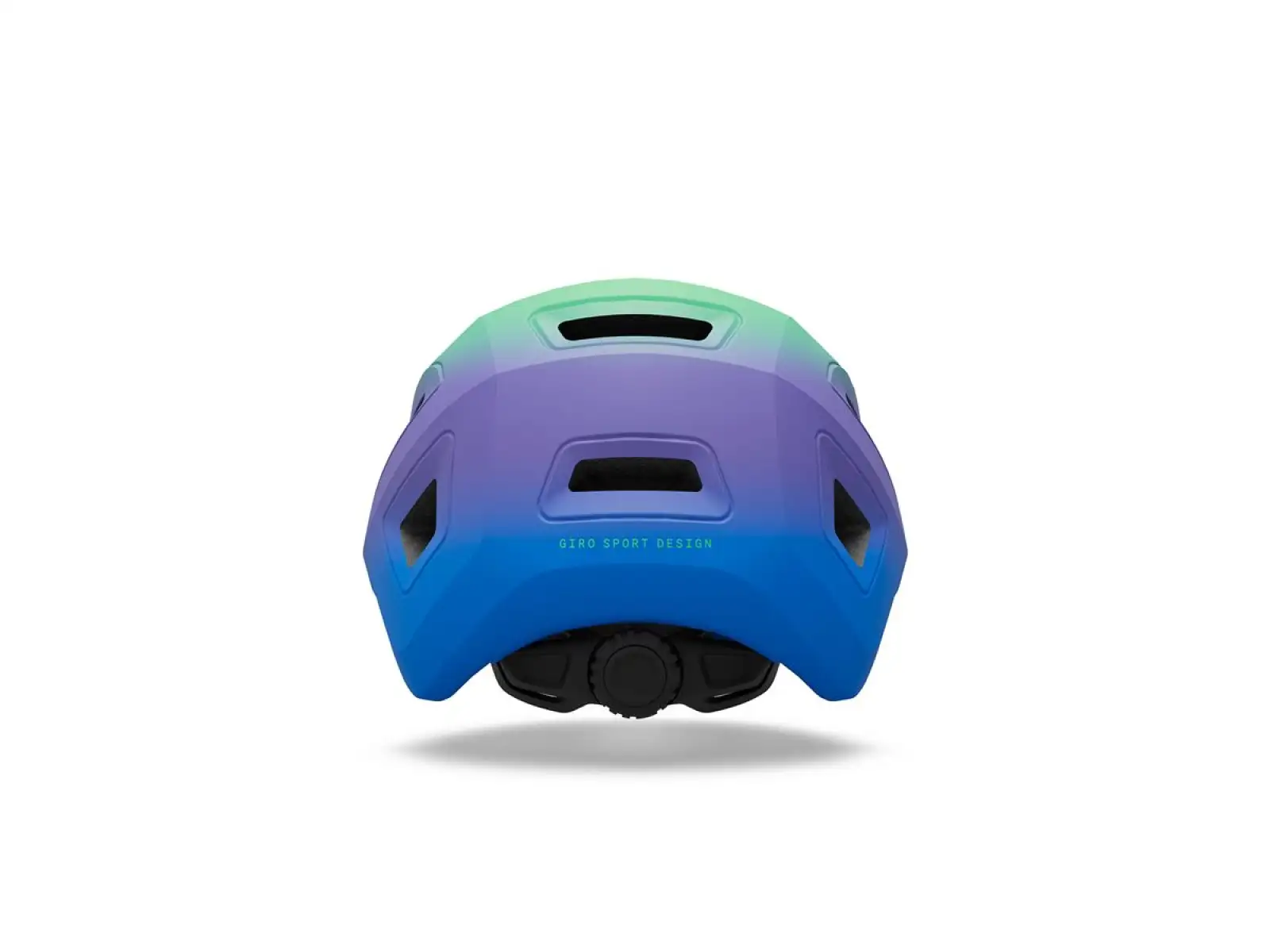 Giro Scamp II Kinderhelm Mat Blue Jewel/Vivid Green Fade