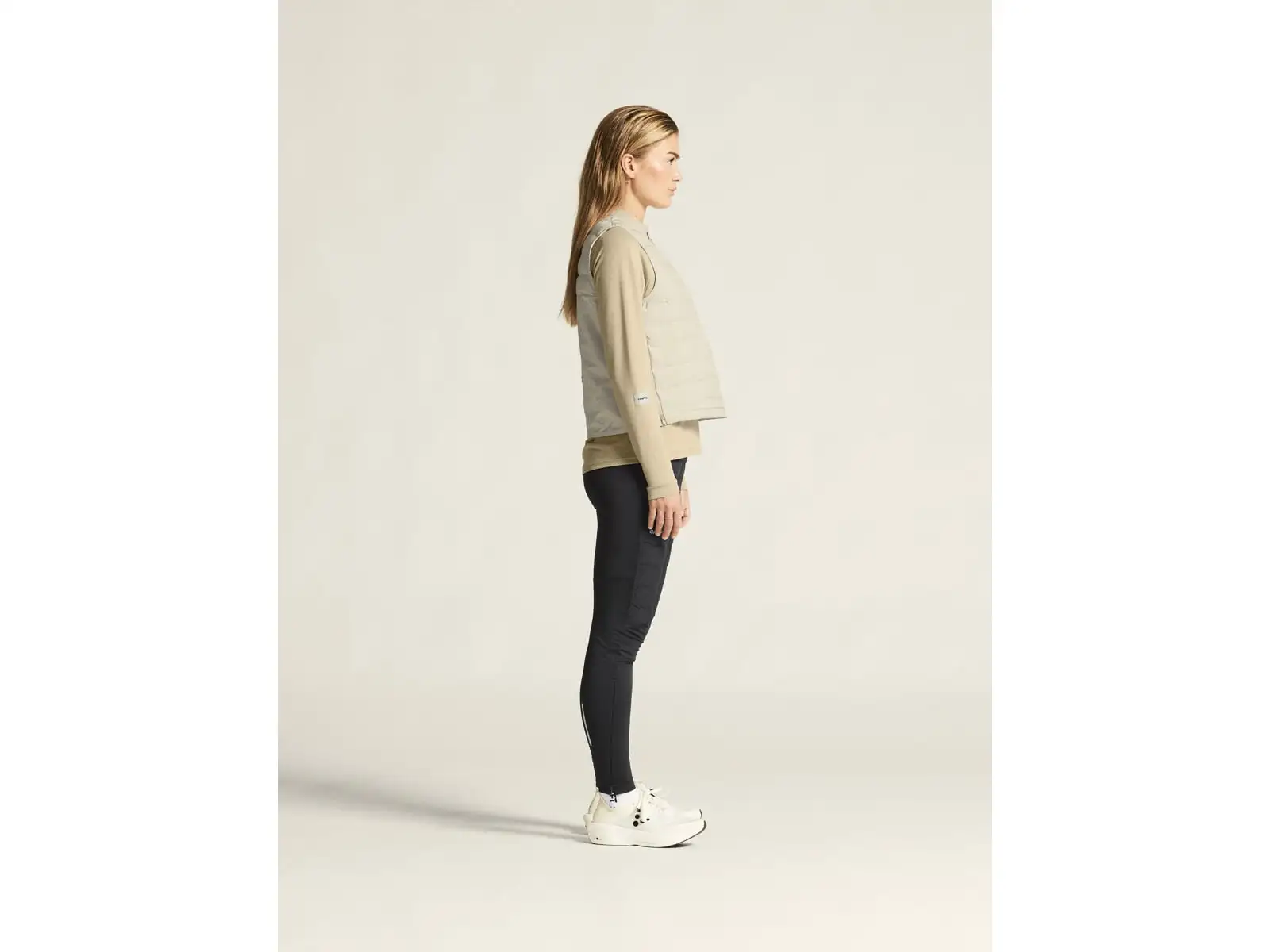 CRAFT SubZ 5 Damen Laufweste beige