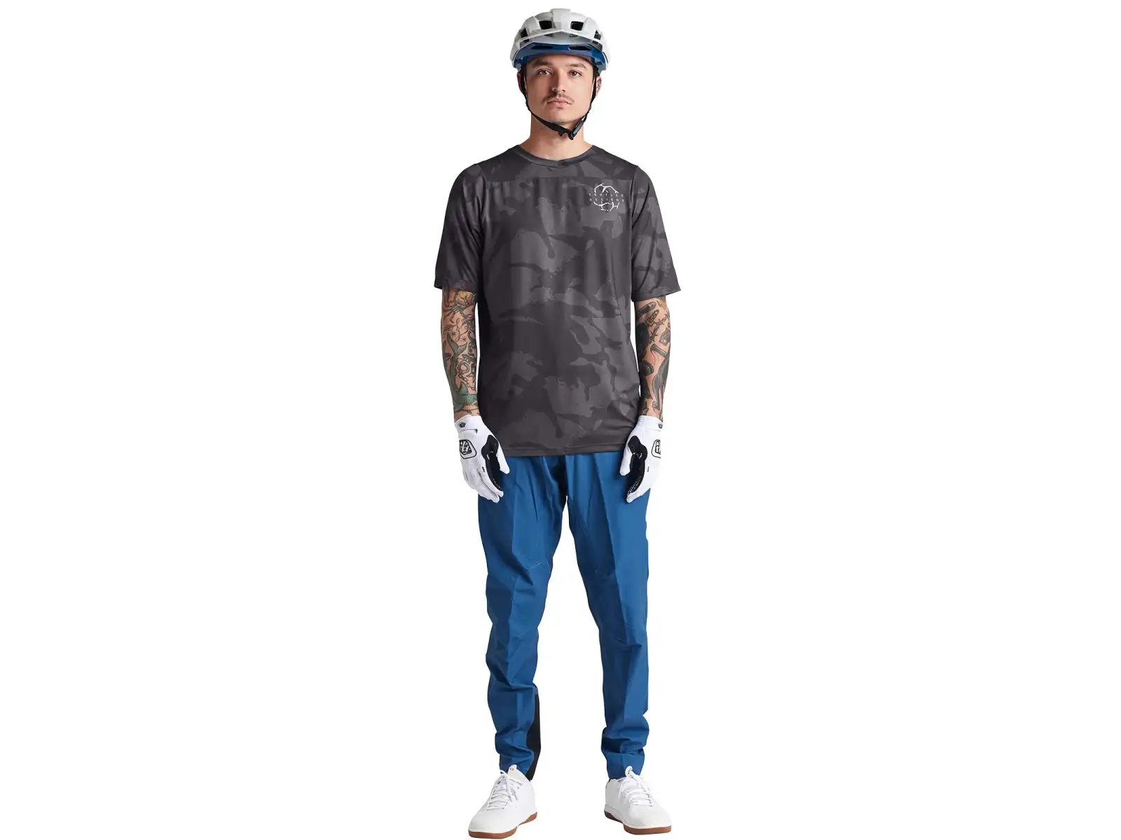 Troy Lee Designs Skyline Trikot Kurzarm Shadow Camo Carbon MUSTER