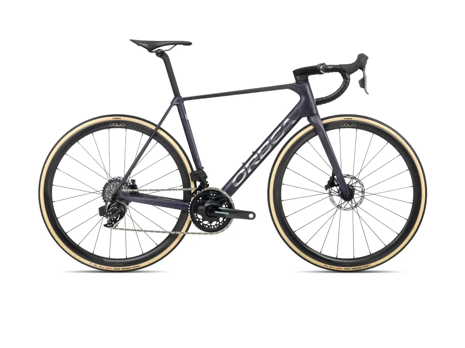 Orbea Orca M21eLTD PWR Rennrad Tanzanite/Carbon Raw