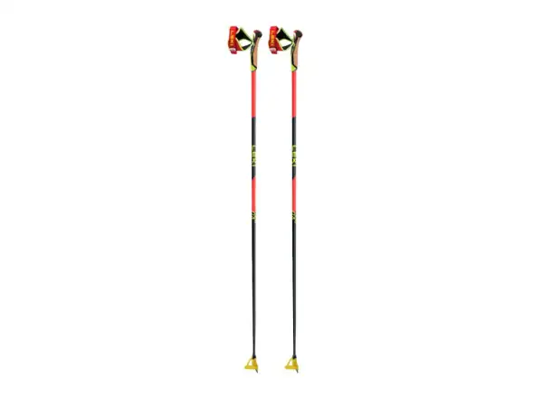 Leki PRC 750 Langlaufstöcke bright red/neon yellow/black