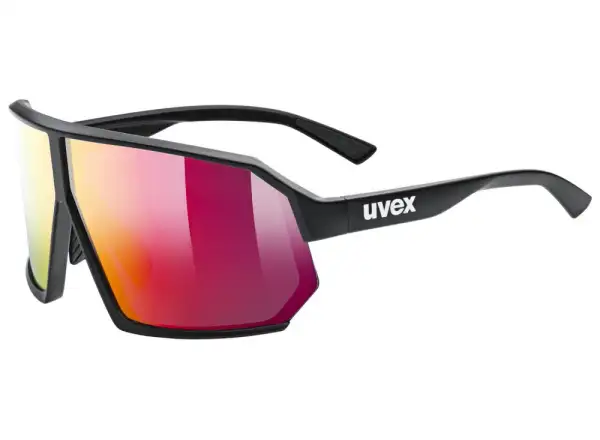 Uvex Sportstyle 237 Brille Black Matt/Mirror Red