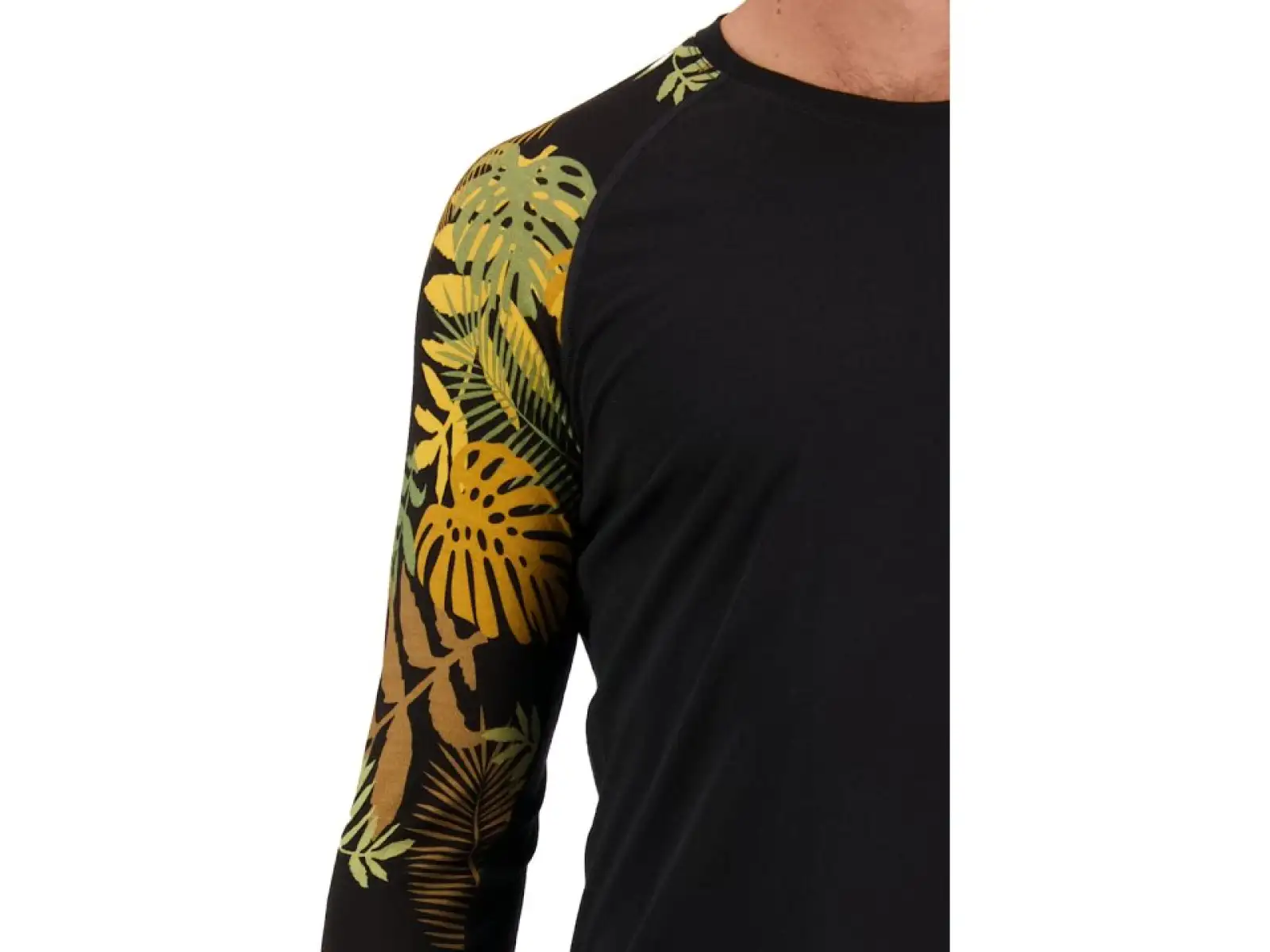 Mons Royale Temple Tech LS Herren Langarmshirt in Naturtarnung.