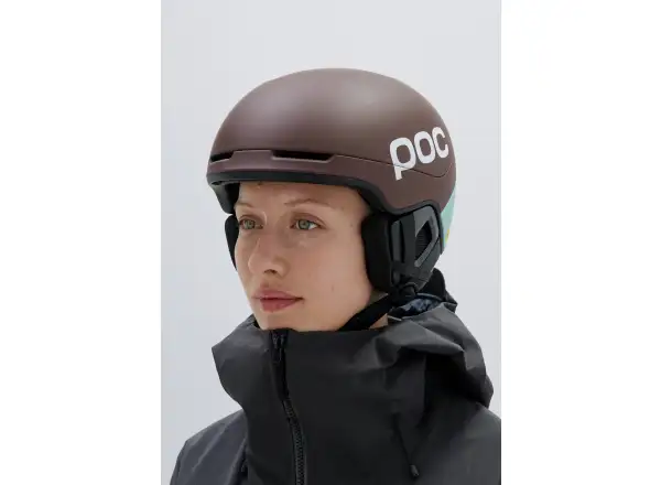 POC Obex Contour Skihelm Bronzite Brown Matt/Lazurite Blue Matt