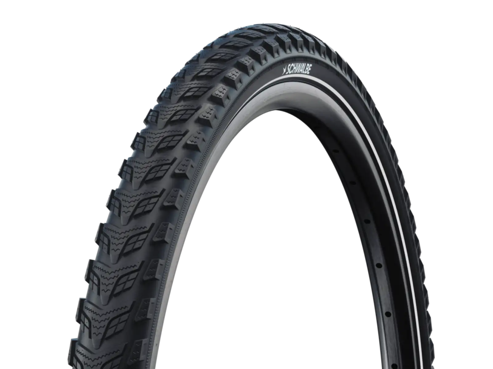 Schwalbe Marathon 365 GreenGuard E-50 28" Trekking-Drahtreifen Black Reflex