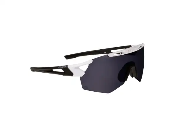 Force Arcade Radbrille weiß/schwarz/schwarze verspiegelte Gläser
