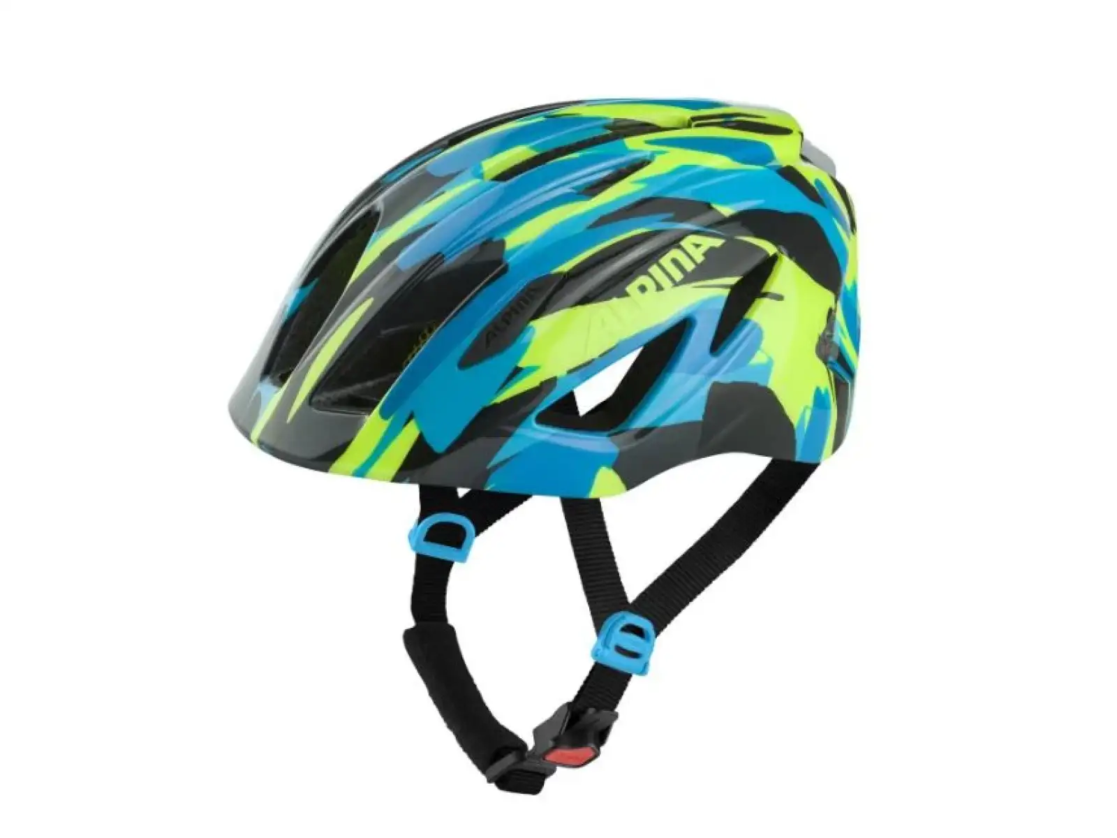 Alpina Pico Flash Helm Neon/Blue Green Gloss