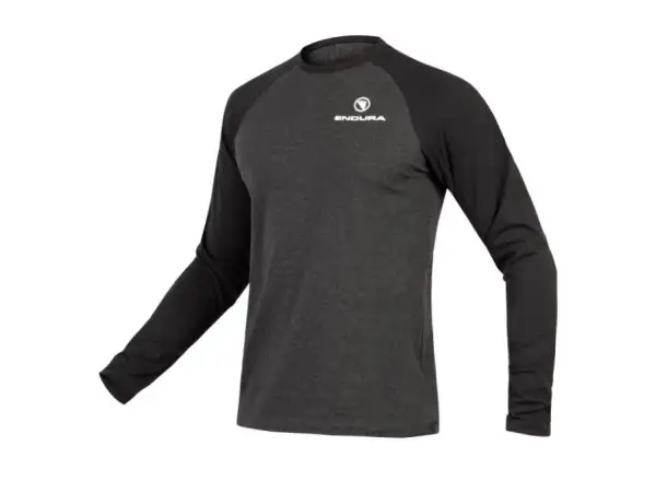 Endura One Clan Raglan Herren Langarmshirt Grau