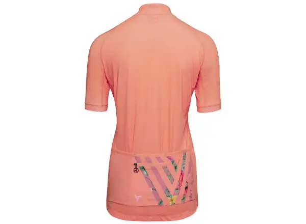 Silvini Calnia Damen Radtrikot Kurzarm Koralle/Rosa