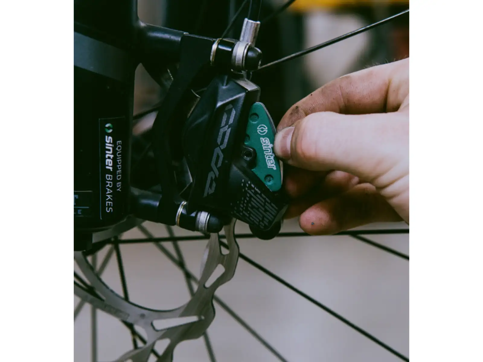 Sinter Sram Code, Guide Bremsbeläge Polymer Grün