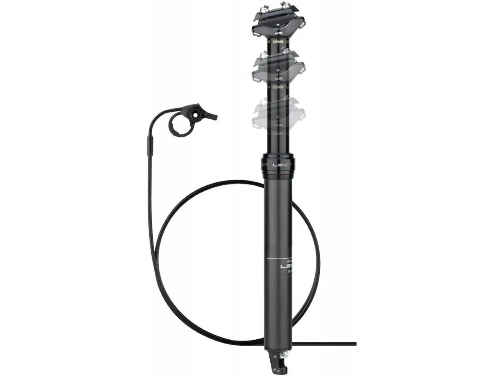 Kind Shock LEV Carbon Ci Integra Long 150 mm Teleskop-Sattelstütze 31,6x440 mm