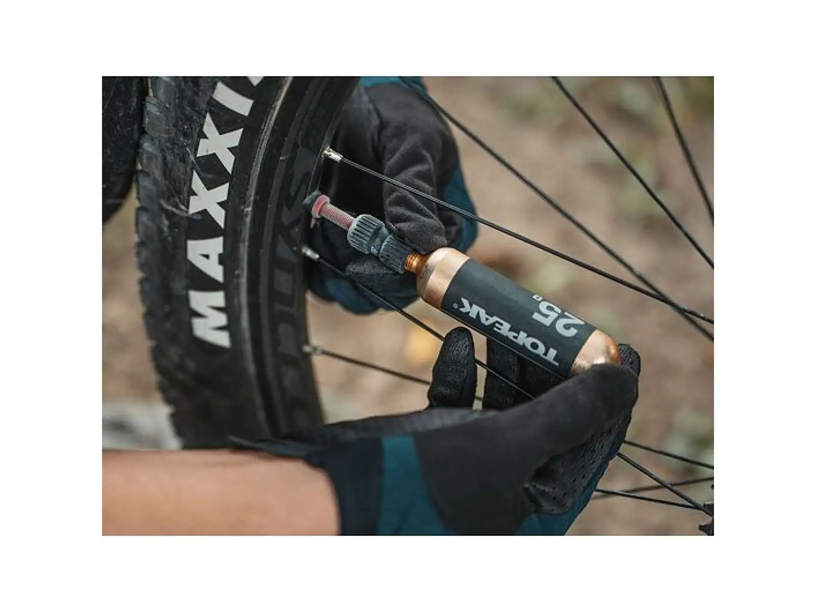 Topeak Nano AirBooster Pumpe Schwarz