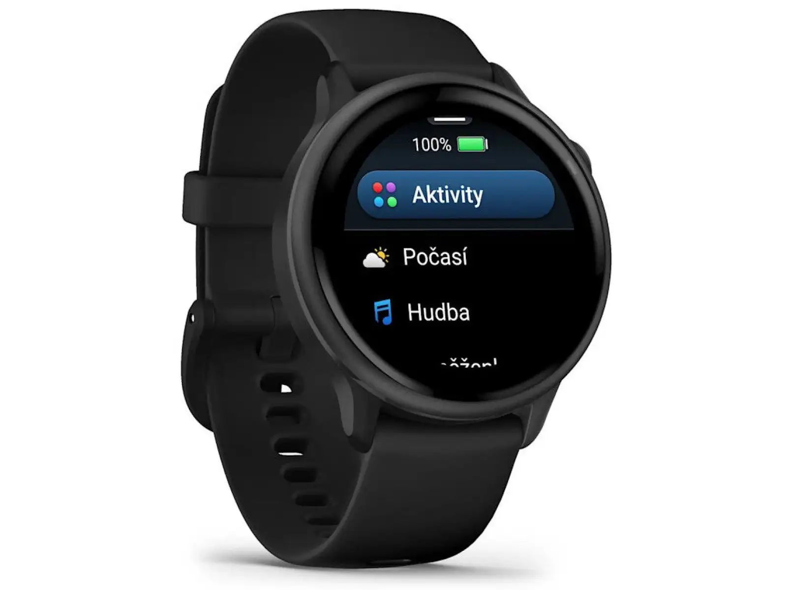 Garmin vívoactive 6 Smartwatch Slate Silikonarmband schwarz