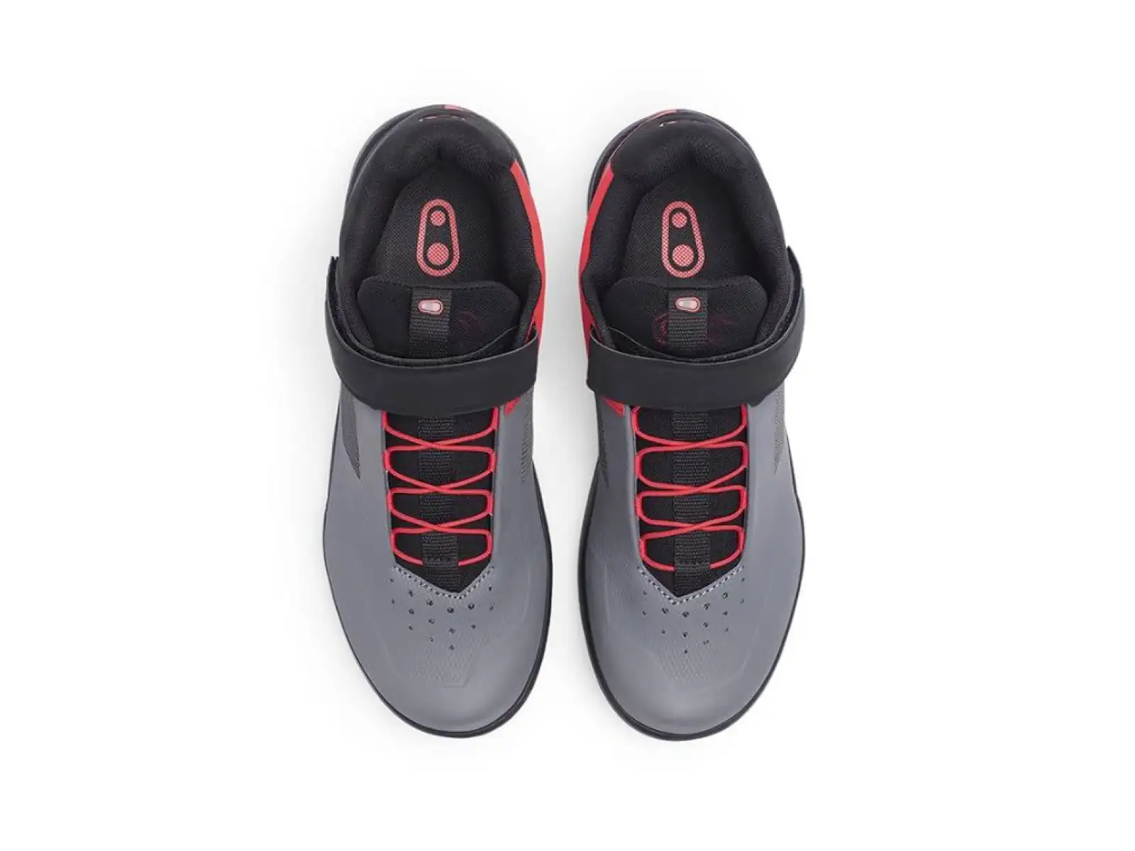 Crankbrothers Stamp Speedlace Herrenschuhe Grau/Rot.