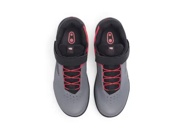Crankbrothers Stamp Speedlace Herrenschuhe Grau/Rot.