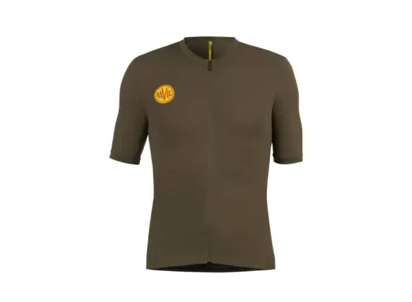 Mavic Heritage Herrentrikot kurze Ärmel Armee Grün
