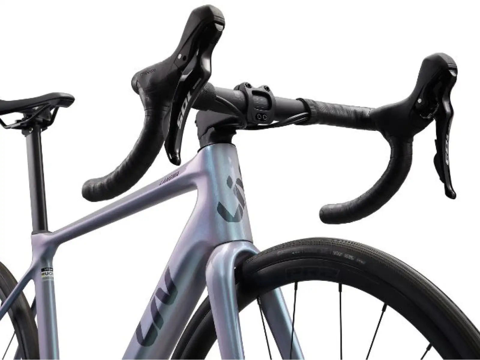 Liv Langma Advanced 2 QOM Rennrad Prismatic Haze
