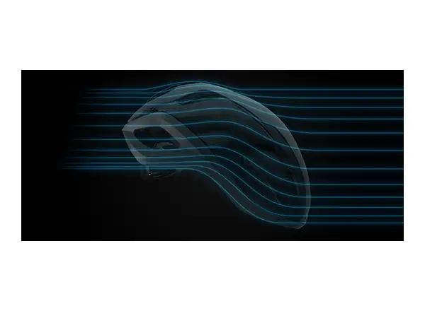 Lazer Vento KinetiCore Helm schwarz/silber