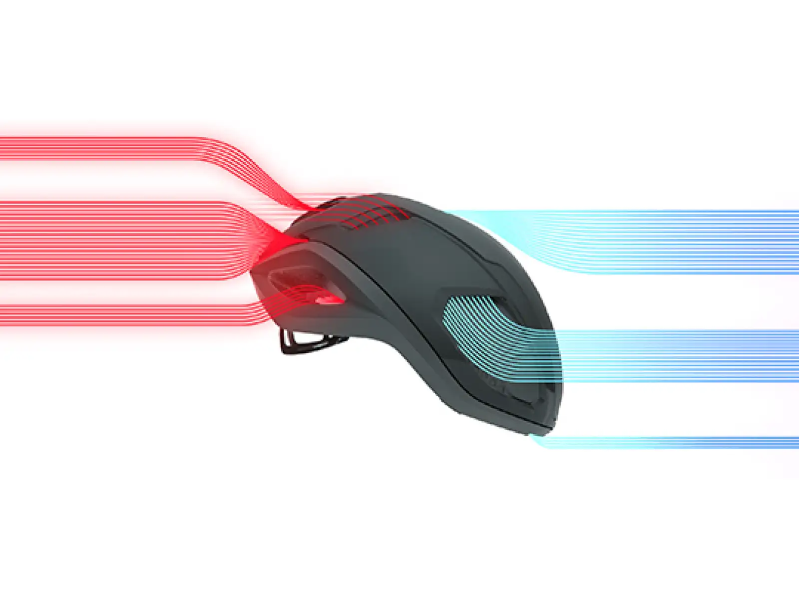 Lazer Vento KinetiCore Helm schwarz/silber