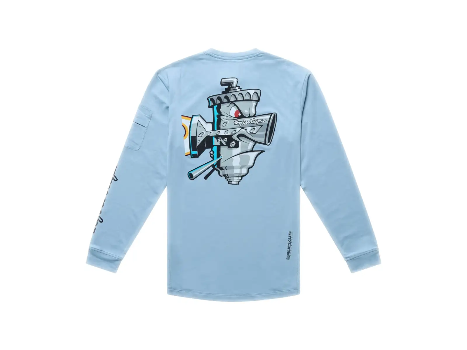 Troy Lee Designs Youth Ruckus Ride Kindertrikot Langarm Carbs Dawn Blue