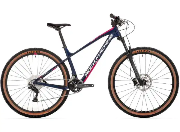 Rock Machine Catherine CRB 20-29 Glanz Dunkelblau/Rosa/Silber Mountainbike