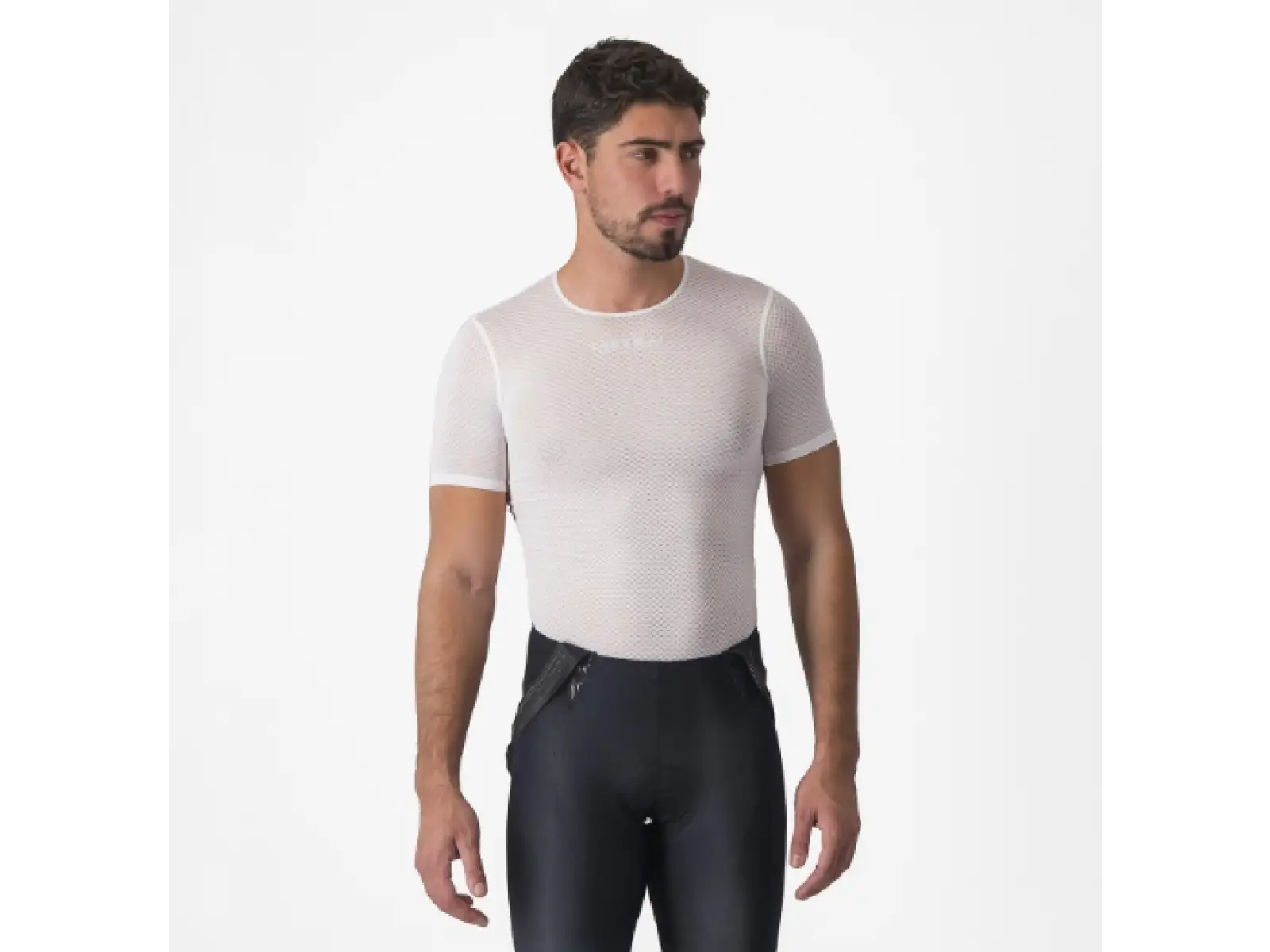 Castelli Pro Mesh 2.0 Funktionsshirt kurze Ärmel weiß