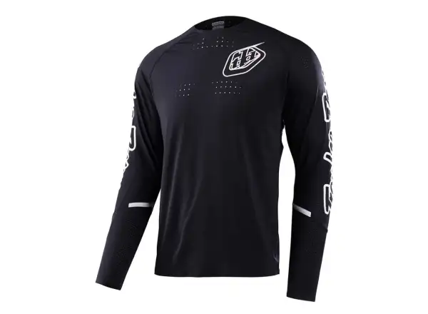 Troy Lee Designs Sprint Ultra Herrentrikot Langarm Mono Schwarz