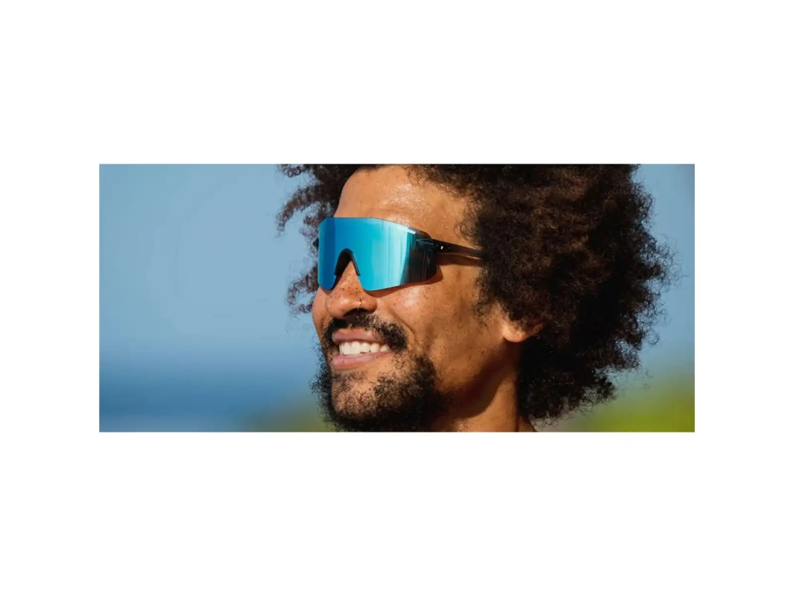 Tifosi Vogel SL Sportbrille Crystal Smoke/Smoke Bright Blue