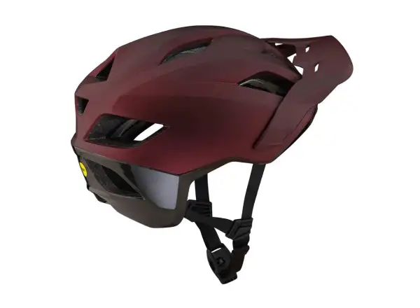Troy Lee Designs Flowline SE MIPS Helm Radian Burgundy/Charcoal