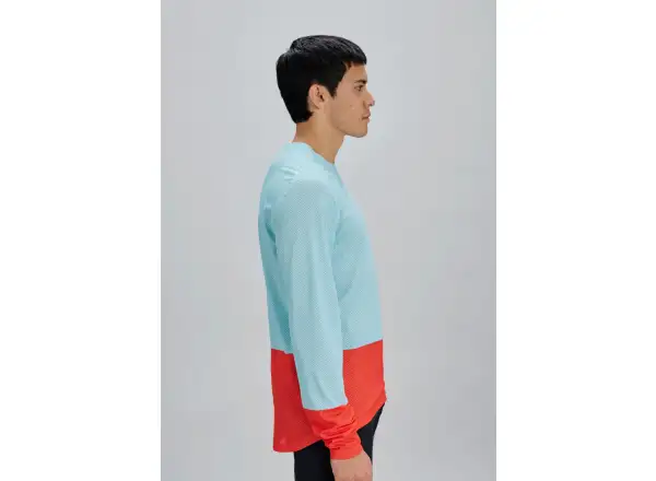 POC Motion Air Herrentrikot Langarm Lazurite Blue/Carnelian Orange