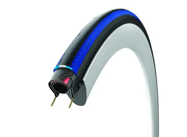 Vittoria Rubino Pro IV Straßenreifen Kevlar 700x25 schwarz/blau/schwarz G+