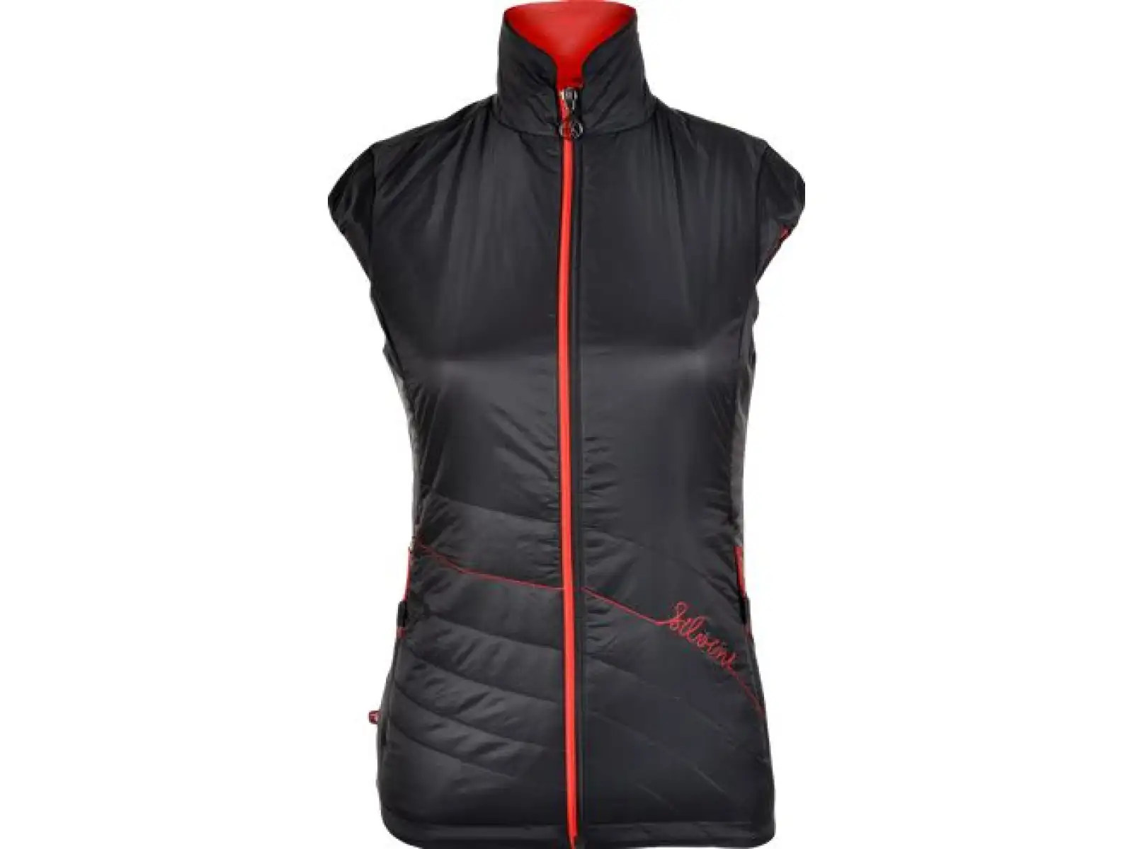 Silvini CONCA Damenweste schwarz/rot