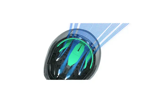 Lazer Vento KinetiCore Helm Weiß