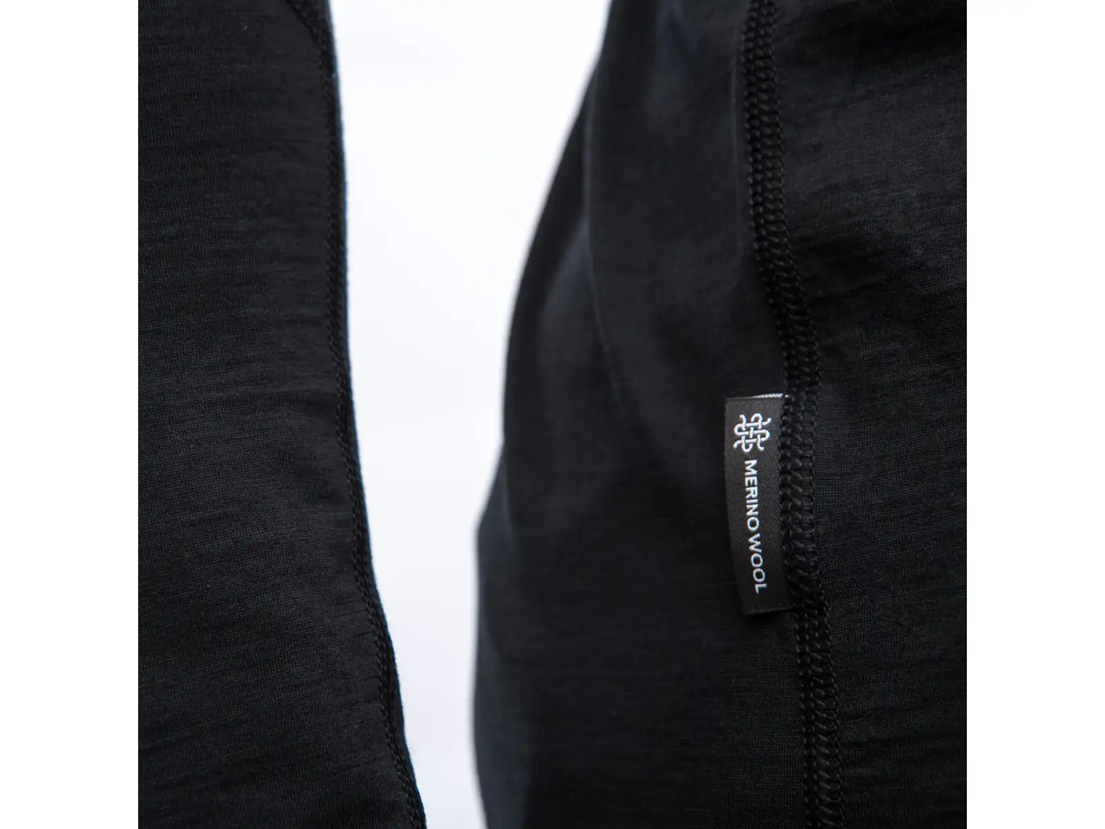 Sensor Merino Impress Herren Langarmshirt schwarz/cosmos
