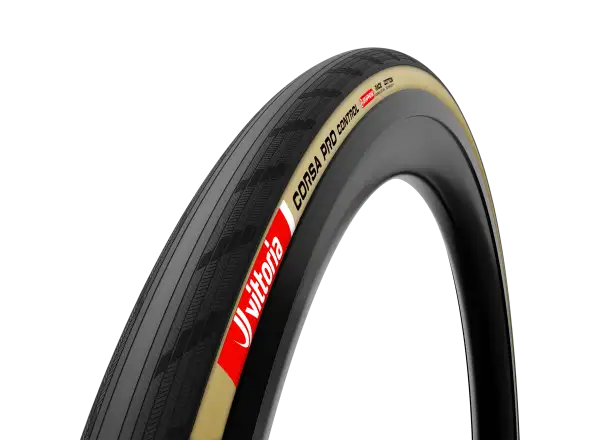 Vittoria Corsa Pro Control TLR Cotton G2.0 42-622 Rennreifen Kevlar tan-blk-blk