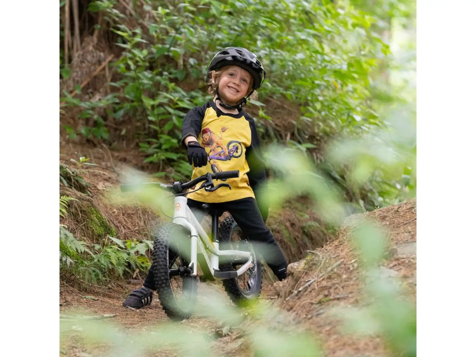 Kids Ride Shotgun Lion Winddichtes Kindertrikot Langarm
