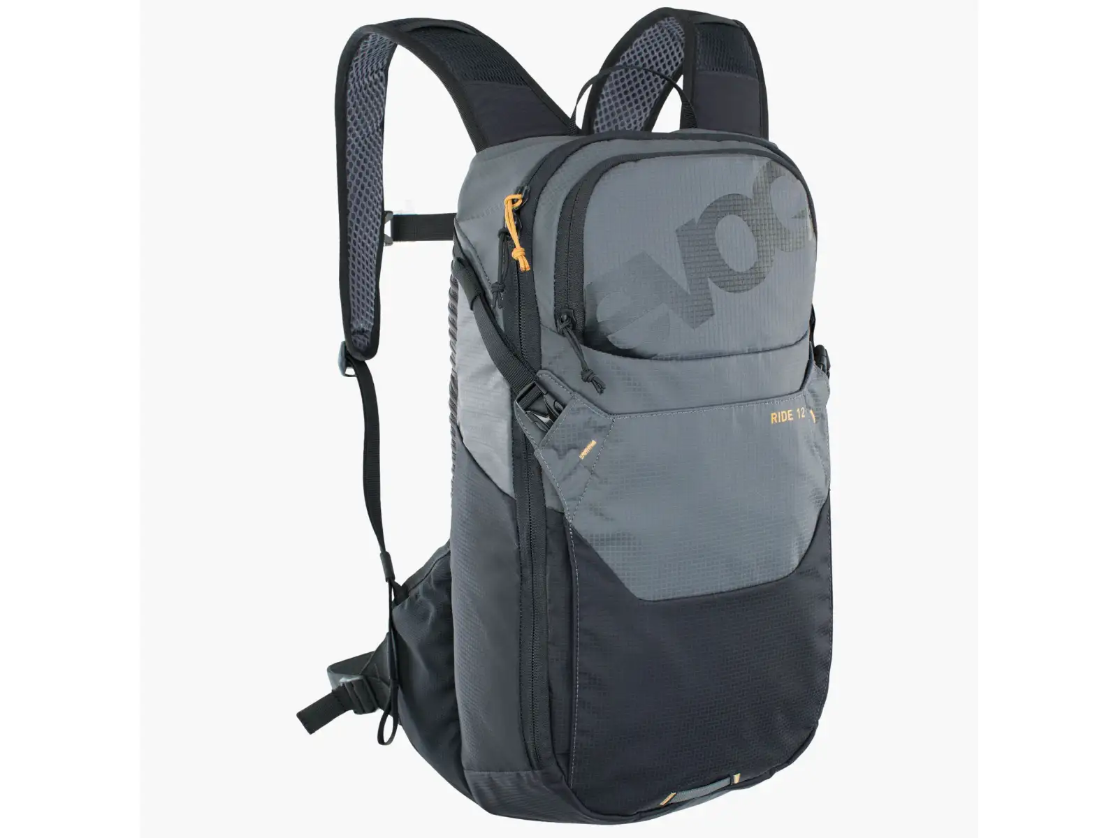 Evoc Ride 12 Rucksack 12 l + Trinkblase 2 l carbon grau/schwarz