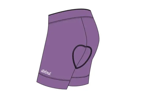 Dotout Beam Damen Shorts mit Polsterung Violet