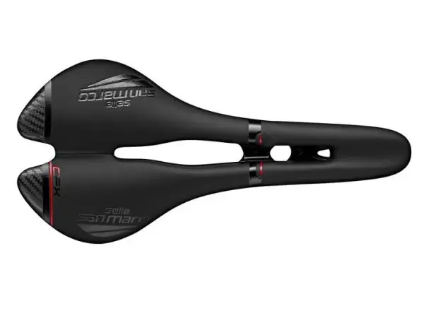 Selle San Marco Aspide Open-Fit Carbon FX Wide Sattel Schwarz 2020