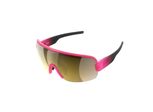 POC Aim Fluorescent Sonnenbrille Pink/Uranium Black Translucent