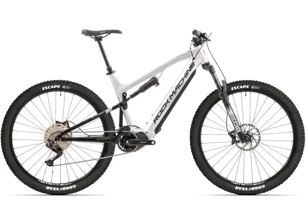 Rock Machine eBLIZZARD 30 S vollgefedertes E-Bike SLVR/BLK/GRE