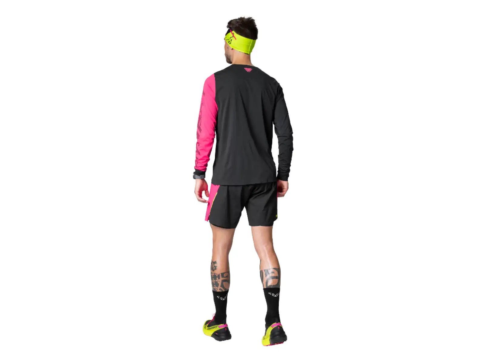 Dynafit DNA Ultra 2v1 Herren-Laufshorts Pink Glo.