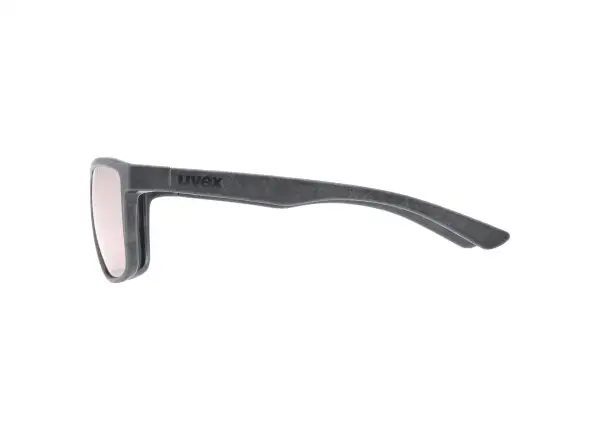 Uvex LGL Ocean 2 P Brille Black Mat / Mirror Rose (KAT. 3)