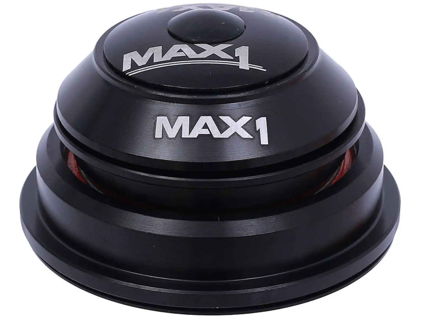 MAX1 1 1/8"-1,5" semi-integrierte asymmetrische Steuersatzmontage, Durchmesser 56 mm schwarz.