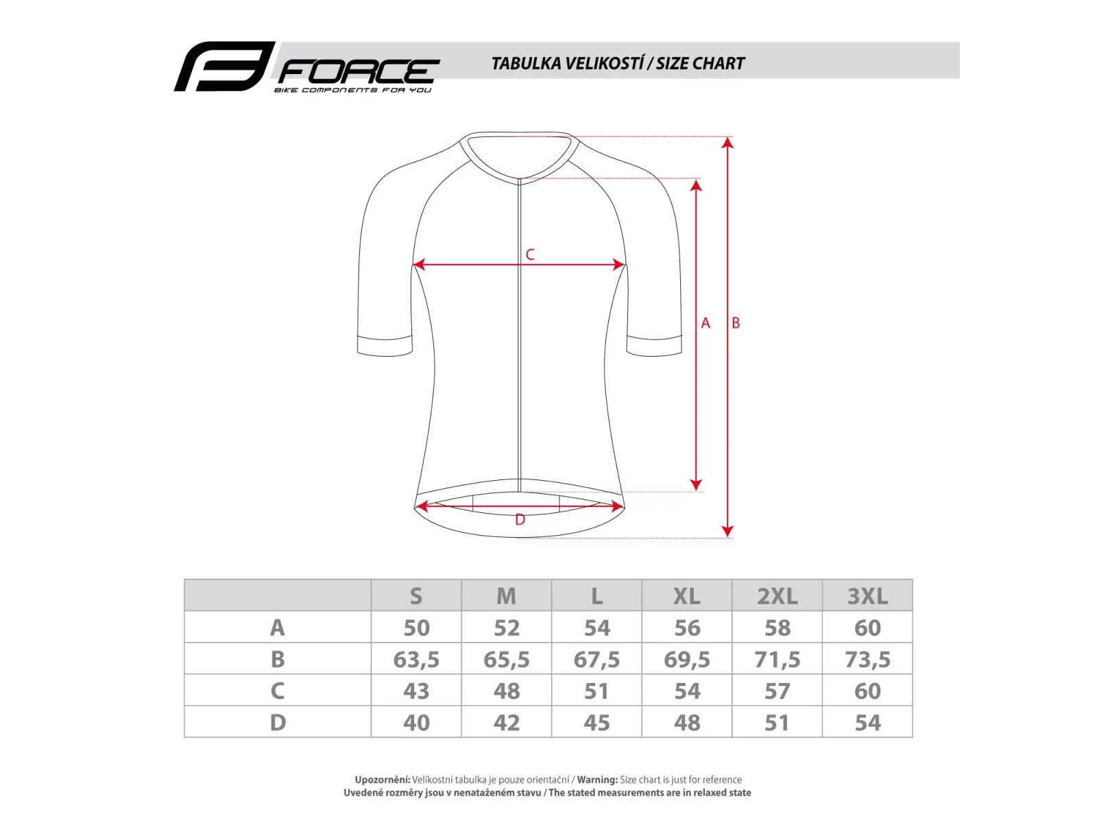 Force Sway Herrentrikot Kurzarm orange